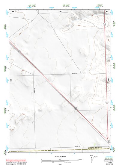 36102NE Page 102 Boise City Topo Preview 1