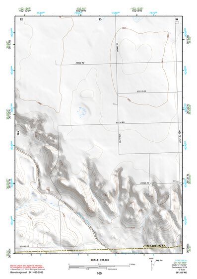 36102NE Page 105 Boise City Topo Preview 1