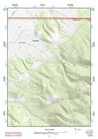 36105NE Page 3 Wheeler Peak Topo Preview 1
