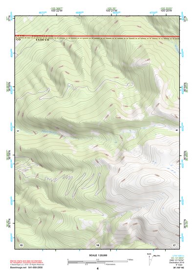 36105NE Page 4 Wheeler Peak Topo Preview 1