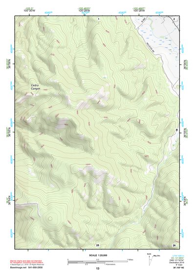 36105NE Page 13 Wheeler Peak Topo Preview 1