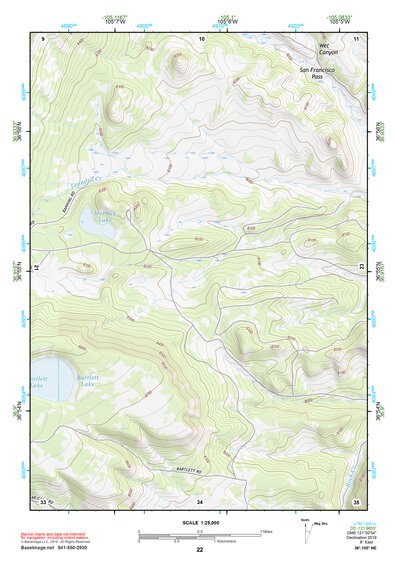 36105NE Page 22 Wheeler Peak Topo Preview 1