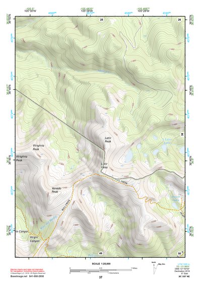 36105NE Page 37 Wheeler Peak Topo Preview 1
