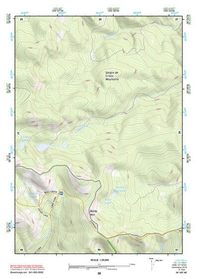 36105NE Page 38 Wheeler Peak Topo Preview 1