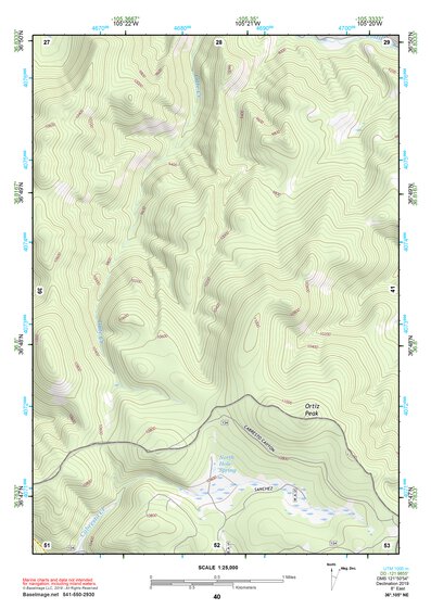 36105NE Page 40 Wheeler Peak Topo Preview 1