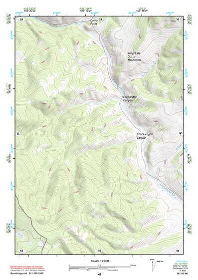 36105NE Page 41 Wheeler Peak Topo Preview 1