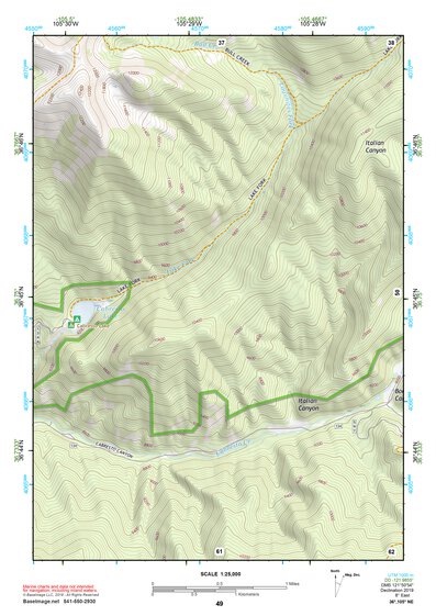 36105NE Page 49 Wheeler Peak Topo Preview 1