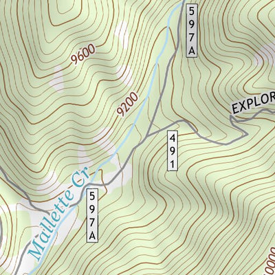 36105NE Page 51 Wheeler Peak Topo Preview 3