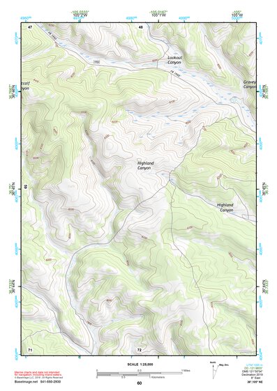 36105NE Page 60 Wheeler Peak Topo Preview 1