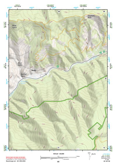 36105NE Page 61 Wheeler Peak Topo Preview 1