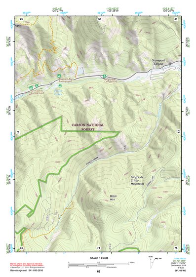 36105NE Page 62 Wheeler Peak Topo Preview 1