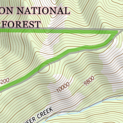 36105NE Page 62 Wheeler Peak Topo Preview 2