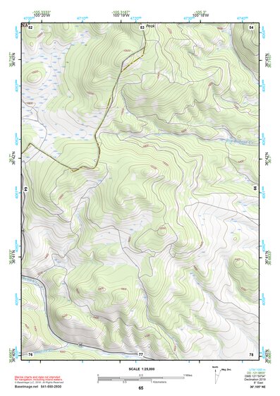 36105NE Page 65 Wheeler Peak Topo Preview 1