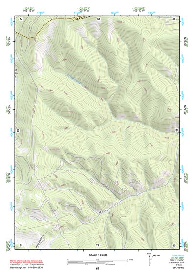 36105NE Page 67 Wheeler Peak Topo Preview 1