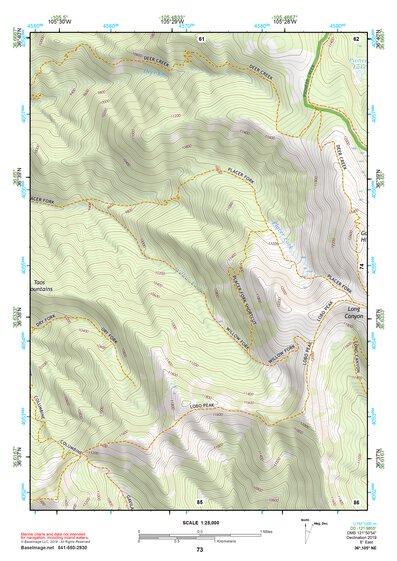36105NE Page 73 Wheeler Peak Topo Preview 1