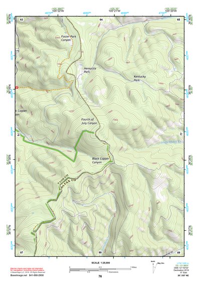 36105NE Page 76 Wheeler Peak Topo Preview 1