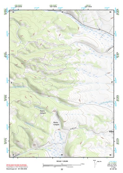 36105NE Page 77 Wheeler Peak Topo Preview 1