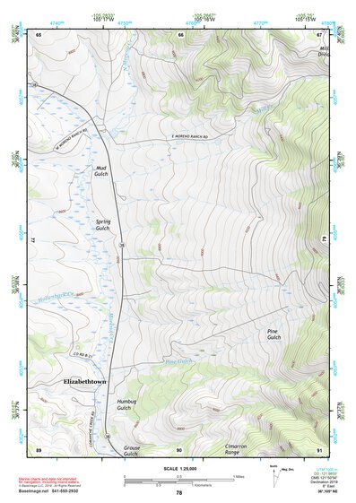 36105NE Page 78 Wheeler Peak Topo Preview 1