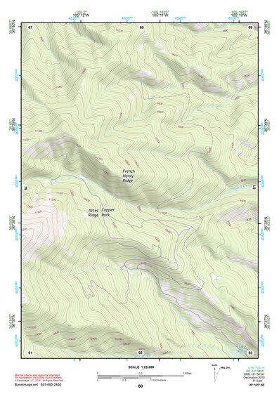36105NE Page 80 Wheeler Peak Topo Preview 1