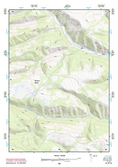 36105NE Page 82 Wheeler Peak Topo Preview 1