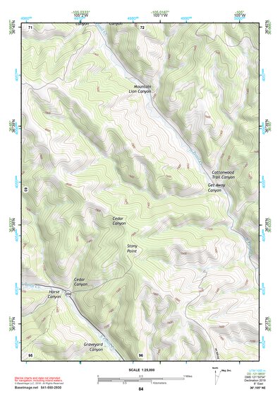 36105NE Page 84 Wheeler Peak Topo Preview 1