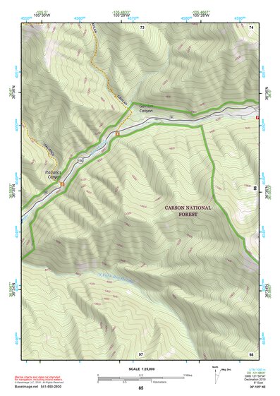 36105NE Page 85 Wheeler Peak Topo Preview 1