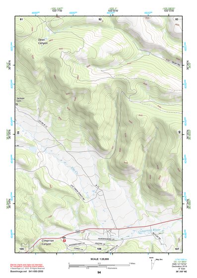 36105NE Page 94 Wheeler Peak Topo Preview 1