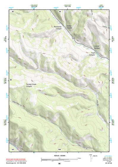 36105NE Page 96 Wheeler Peak Topo Preview 1