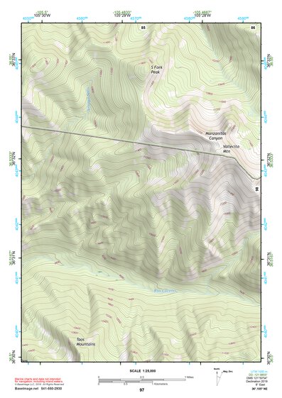 36105NE Page 97 Wheeler Peak Topo Preview 1
