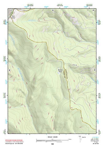 36105NE Page 100 Wheeler Peak Topo Preview 1