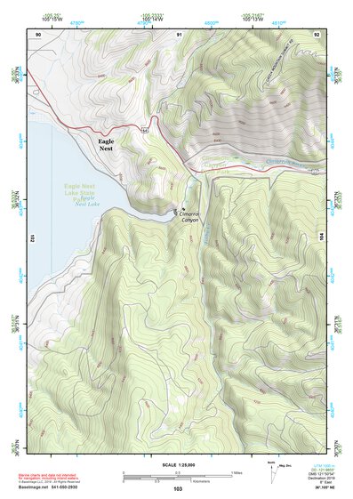 36105NE Page 103 Wheeler Peak Topo Preview 1