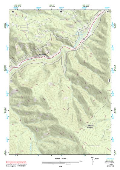36105NE Page 105 Wheeler Peak Topo Preview 1