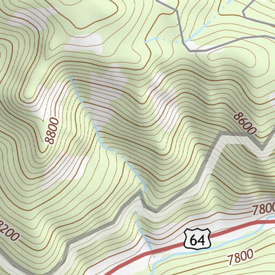 36105NE Page 105 Wheeler Peak Topo Preview 3