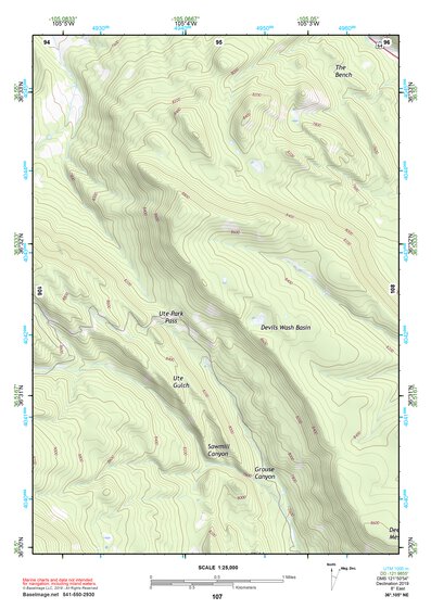 36105NE Page 107 Wheeler Peak Topo Preview 1