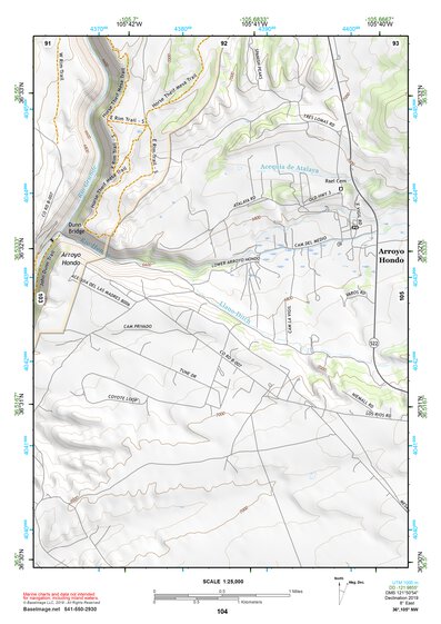 36105NW Page 104 Wheeler Peak Topo Preview 1