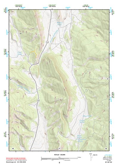 36106SW Page 5 Abiquiu Topo Preview 1