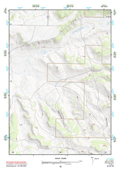 36106SW Page 12 Abiquiu Topo Preview 1