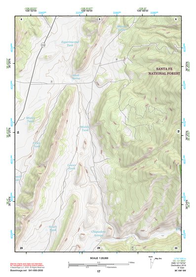36106SW Page 17 Abiquiu Topo Preview 1