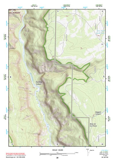 36106SW Page 20 Abiquiu Topo Preview 1