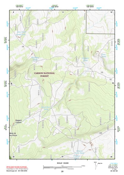 36106SW Page 21 Abiquiu Topo Preview 1