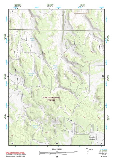 36106SW Page 23 Abiquiu Topo Preview 1
