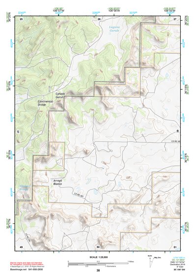 36106SW Page 38 Abiquiu Topo Preview 1