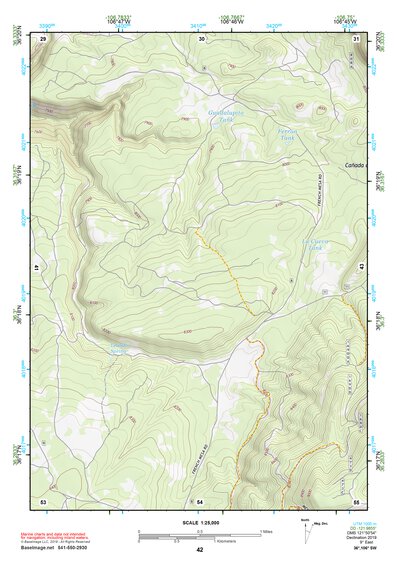 36106SW Page 42 Abiquiu Topo Preview 1