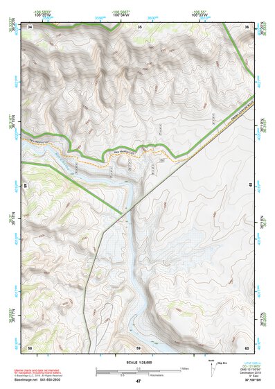 36106SW Page 47 Abiquiu Topo Preview 1