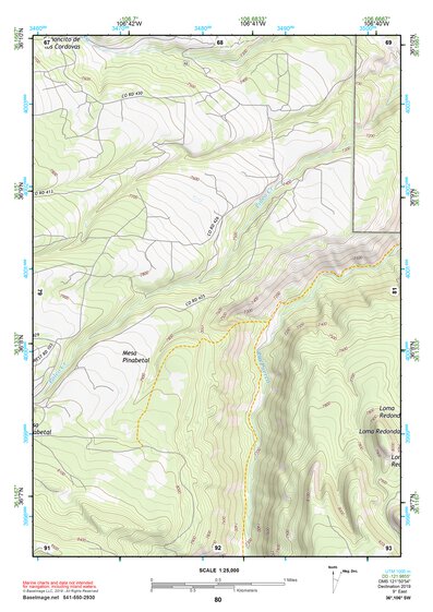 36106SW Page 80 Abiquiu Topo Preview 1