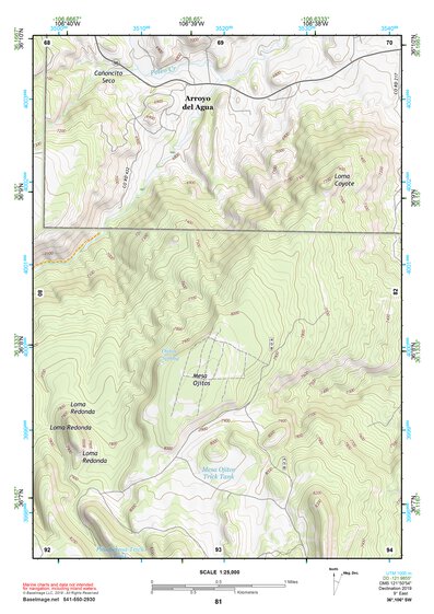 36106SW Page 81 Abiquiu Topo Preview 1