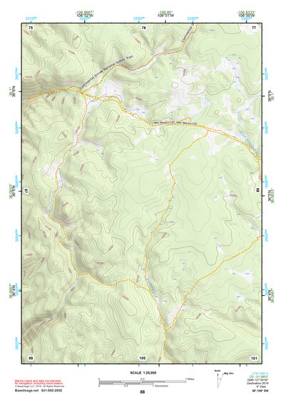 36106SW Page 88 Abiquiu Topo Preview 1