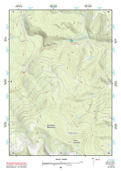36106SW Page 91 Abiquiu Topo Preview 1