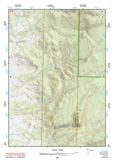 36106SW Page 99 Abiquiu Topo Preview 1