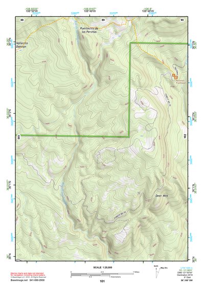 36106SW Page 101 Abiquiu Topo Preview 1